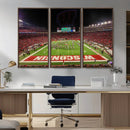 Wisconsin Badgers Football Team Print Canvas- Madison Camp