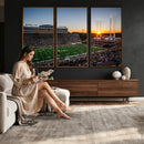 Demon Deacons Football Team Print Canvas- Winston-Salem