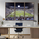 Brigham Young University Cougars Football Print Canvas - by MyGreatCanvas | Canvas Wall Art Prints | Photo Prints & Wall Decor