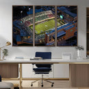University of North Texas Mean Green Football Artwork,
