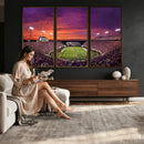 East Carolina University Pirates Football Print Canvas-