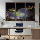Duke University Blue Devils Football Print Canvas - Durham