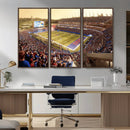 University of Kansas Jayhawks Football Team Print - Lawrence by MyGreatCanvas | Canvas Wall Art Prints | Photo Prints & Wall Decor