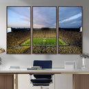 Michigan Stadium Wall Art Canvas Print, Vibrant Game Day by MyGreatCanvas | Canvas Wall Art Prints | Photo Prints & Wall Decor