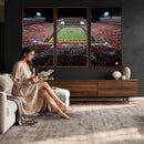 Oklahoma State Cowboys Canvas Print, Football Team Print -
