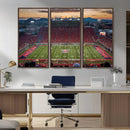 Framed Arizona Wildcats Football Team Print - Tucson Arizona by MyGreatCanvas | Canvas Wall Art Prints | Photo Prints & Wall Decor