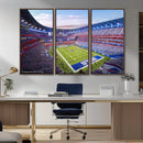 Buffalo Bills Football Team Print Canvas - Buffalo Highmark by MyGreatCanvas | Canvas Wall Art Prints | Photo Prints & Wall Decor