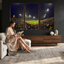 Central Michigan University Chippewas Canvas Wall Art,