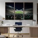 Framed Michigan State Spartans Football Team Print - East