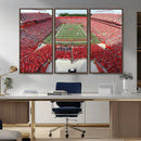 Rutgers Scarlet Knights Football Team Print - Piscataway SHI by MyGreatCanvas | Canvas Wall Art Prints | Photo Prints & Wall Decor