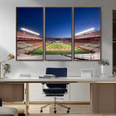 Rutgers Scarlet Knights Football Team Print - Piscataway SHI by MyGreatCanvas | Canvas Wall Art Prints | Photo Prints & Wall Decor