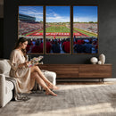 Ball State Cardinals Football Team Print - Muncie Scheumann