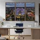 The Louisiana State University Tigers Football Team Print -