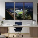 The University of South Florida Bulls Football Team Print - by MyGreatCanvas | Canvas Wall Art Prints | Photo Prints & Wall Decor