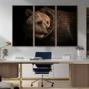 Wild Grizzly 399 Bear Canvas Wall Art Print, Bear Animal by MyGreatCanvas | Canvas Wall Art Prints | Photo Prints & Wall Decor