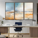 Abstract Landscape Wall Art Canvas Print - Warm Tones of by MyGreatCanvas | Canvas Wall Art Prints | Photo Prints & Wall Decor