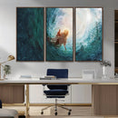 Powerful Jesus Canvas Print - Hand of Salvation,