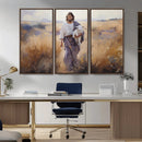 Jesus the Good Shepherd Wall Art Canvas Print - Lost Lamb