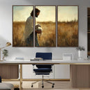 Jesus the Good Shepherd Wall Art Canvas Print -
