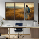 Jesus the Good Shepherd Wall Art Canvas Print -