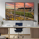 University of Wyoming Cowboys Football Team Print - Laramie by MyGreatCanvas | Canvas Wall Art Prints | Photo Prints & Wall Decor