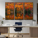 Fall Foliage Wall Art - Autumn Reflection Canvas Print, by MyGreatCanvas | Canvas Wall Art Prints | Photo Prints & Wall Decor
