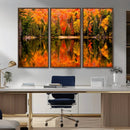 Forest Reflection Art | Autumn Forest Reflection Wall Art | by MyGreatCanvas | Canvas Wall Art Prints | Photo Prints & Wall Decor