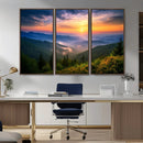 Majestic Mountain Sunrise Print | Landscape Wall Art | by MyGreatCanvas | Canvas Wall Art Prints | Photo Prints & Wall Decor