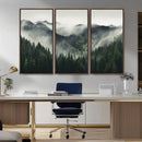 Misty Forest Canvas Print Wall Art Premium Canvas Print a
