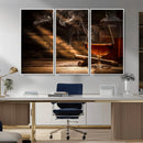 Whiskey and Cigar Wall Art Canvas Print by MyGreatCanvas | Canvas Wall Art Prints | Photo Prints & Wall Decor