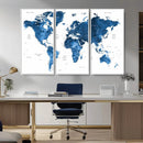 World Map Canvas Print – Framed Detailed Map of the World by MyGreatCanvas | Canvas Wall Art Prints | Photo Prints & Wall Decor