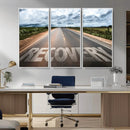 Recovery Road Wall Art Canvas Print