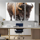 Bison Wall Art Canvas Print For Farmhouse, Wild Animal Wall by MyGreatCanvas | Canvas Wall Art Prints | Photo Prints & Wall Decor