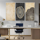 Tree Rings Canvas Wall Art Print – Minimalist Natural