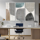 Canvas Print Wall Art Abstract Art Boho, Framed Boho Decor