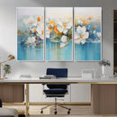 Abstract Flower Wall Art Canvas Print