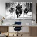 Buffalo Wall Art Canvas Print, Bison Family Wall Art Canvas by MyGreatCanvas | Canvas Wall Art Prints | Photo Prints & Wall Decor
