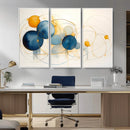 Geometric Blue Orange Abstract Wall Art Canvas, Geometric by MyGreatCanvas | Canvas Wall Art Prints | Photo Prints & Wall Decor