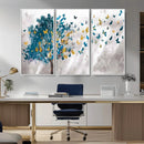 Tree Butterfly Abstract Tree and Butterfly Wall Art Canvas