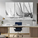 Yacht Sailboat Regatta Canvas Wall Art Canvas Print