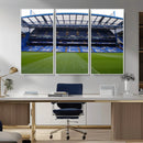 Chelsea FC Soccer Team Print - Stamford Bridge Stadium Wall