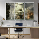 Pirate Ship War Wall Art Canvas Print by MyGreatCanvas | Canvas Wall Art Prints | Photo Prints & Wall Decor