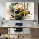Lotus Flower Watercolor Canvas Print – A Symbol of Serenity by MyGreatCanvas | Canvas Wall Art Prints | Photo Prints & Wall Decor