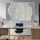 Abstract Tree Ring Wall Art Canvas Print – Nature-Inspired,