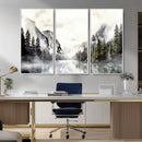 Yosemite Valley Wall Art Canvas Print – Framed and Ready to
