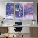 Spirited Away Haku and Chihiro Poster - Anime Lover - Hayao