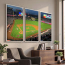 Angel Stadium Aerial Canvas Print – Los Angeles Angels