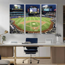 Citi Field Wall Art Print | 3-Panel New York Mets Baseball
