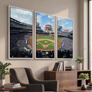 New York Mets Baseball Team Print - Citi Field Stadium Wall