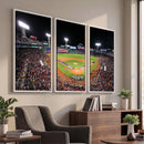 Fenway Park Wall Art Canvas Print | Large Baseball Stadium
